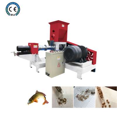 Small Animal Pet Catfish Shrimp Food Making Extruder Floating Fish Feed Pellet Machine